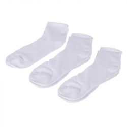 Ponožky vyšší lem - trio bílé - vel. 35/38