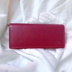 Dámská kožená peněženka CHLOE červená