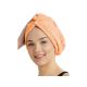Froté turban na vlasy oranžový